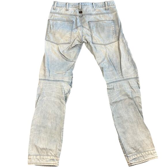 G-Star RAW 5620 3D Slim Distressed Light Wash Jeans - Picture 1 of 5